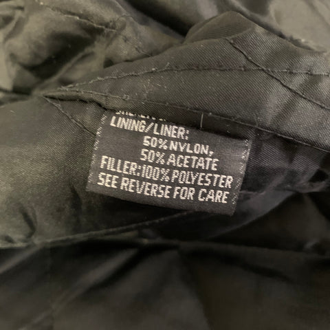 UNIK Size 42 Black Leather Moto Racer Jacket