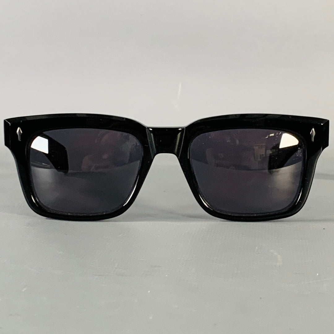 JACQUES MARIE MAGE Black Acetate Sunglasses