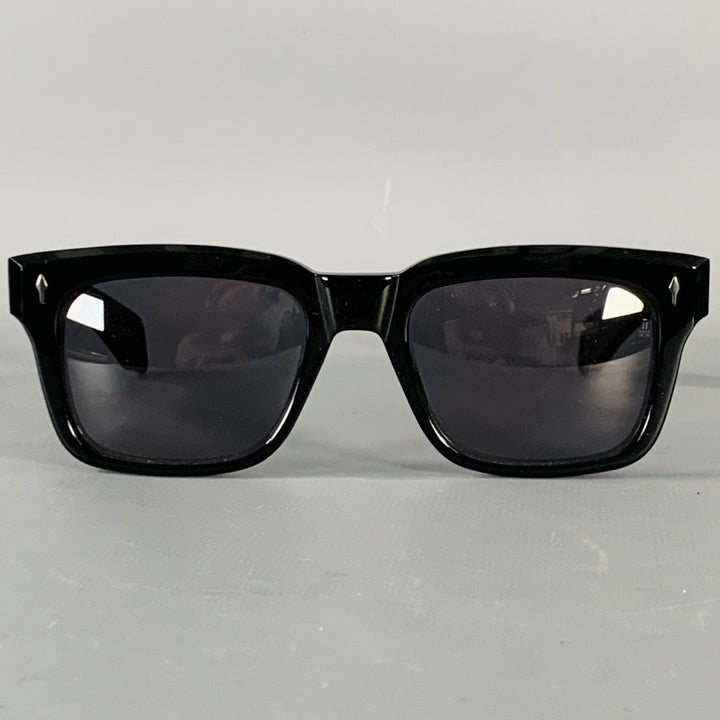 JACQUES MARIE MAGE Black Acetate Sunglasses