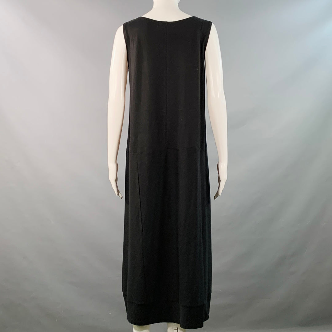 COMME des GARCONS Vintage 1992 Size M Black Cotton Tank Dress