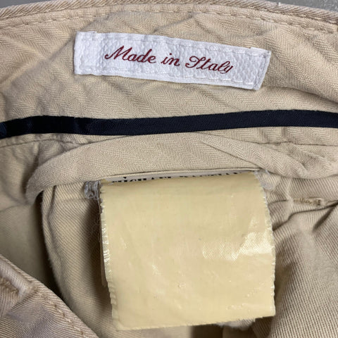 MICHAEL BASTIAN Size 31 Khaki Solid Cotton Riding Casual Pants