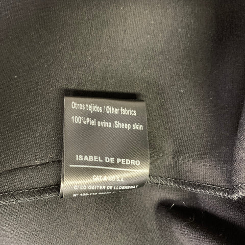 ISABEL DE PEDRO Size 6 Black Viscose Blend Blazer