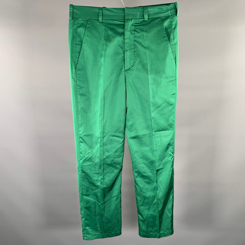 CARLOTA BARRERA Size 31 Green Polyester Dress Pants