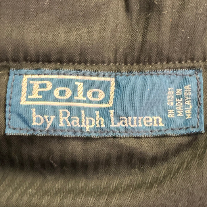 POLO by RALPH LAUREN Size XL Regular White Black Chevron Wool 3 Piece Suit