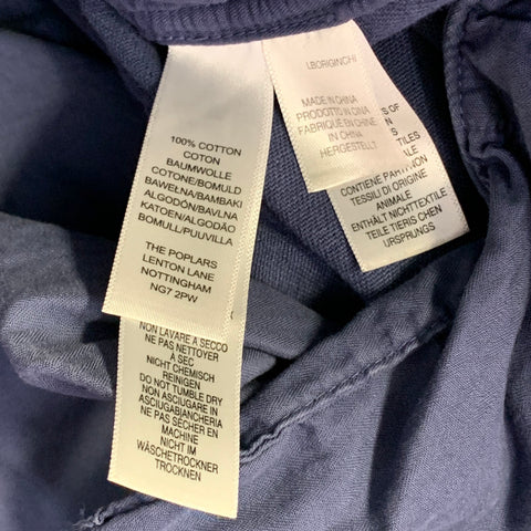 Pantalon cargo décontracté PS by PAUL SMITH taille 30, camouflage bleu-gris, braguette zippée
