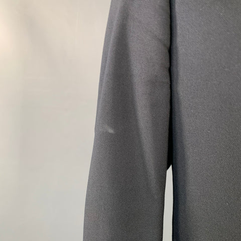 BURBERRY LONDON Size 42 Navy Cotton Blend Notch Lapel Sport Coat
