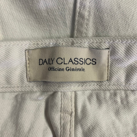 OFFICINE GENERALE Size 31 White Cotton Skinny Jeans