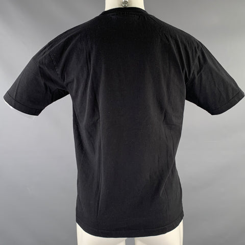 DRO'LE DE MONSIEUR Size S Black Graphic Cotton Classic T-shirt