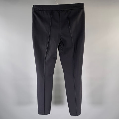 LAFAYETTE 148 Size 8 Black Polyamide Bend Trouser Cut Casual Pants