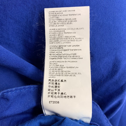 DIRK BIKKEMBERGS Size 32 Blue Cotton Blend 5 Pocket Casual Pants