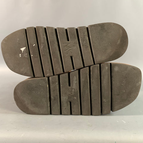 STUART WEITZMAN Size 9.5 Brown Leather Gladiator Sandals