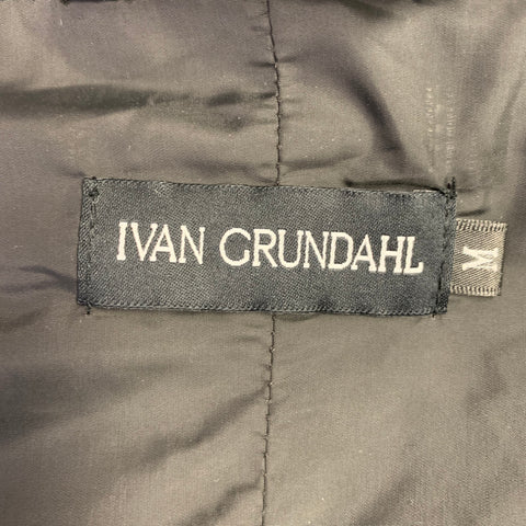 IVAN GRUNDAHL Size M Black Nylon Asymmetrical Vest