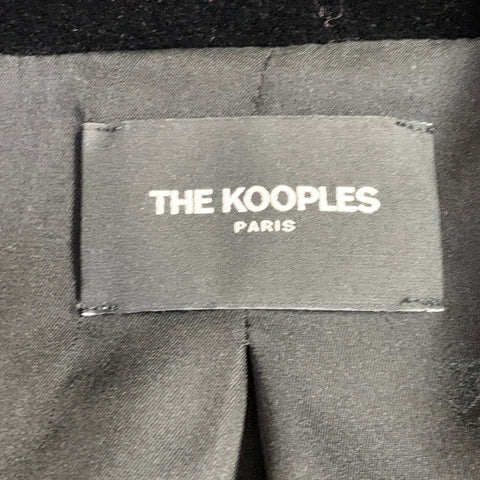THE KOOPLES Size M Jokers Red Black Yellow Wool Blend Plaid Jacket Blazer
