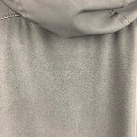 TED BAKER Size M Grey Polyester Blend Softshell Hooded Coat
