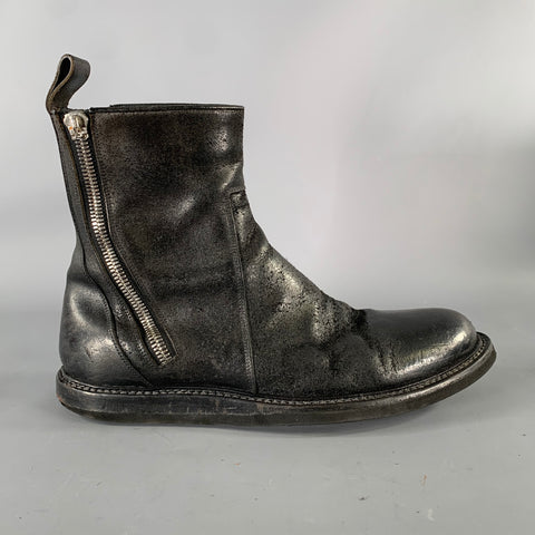 SEI OTTO Size 10 Black Solid Leather Chelsea Boots