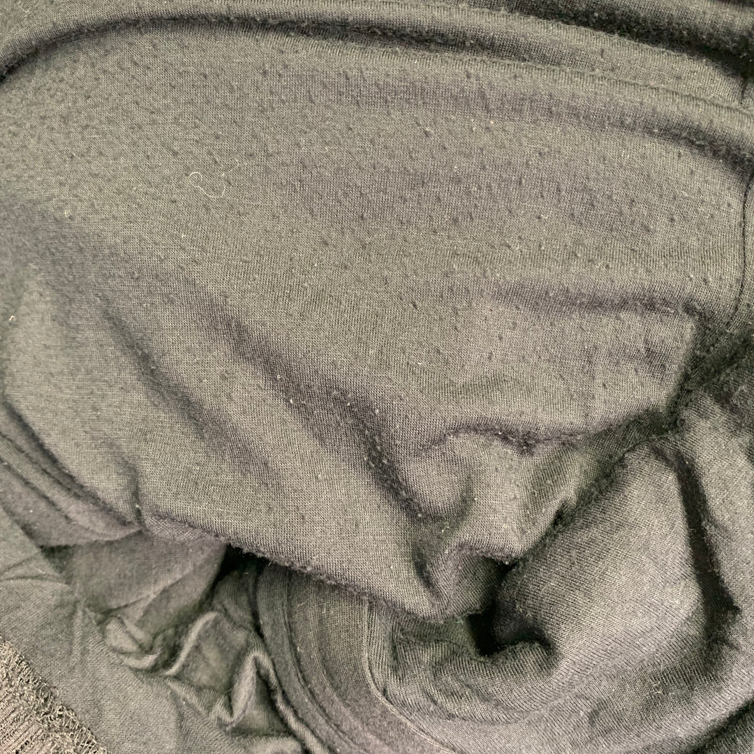 DIANE VON FURSTENBERG Size 4 Zarita Black Rayon Blend Lace Scoop Neck 3/4 Sleeves Dress