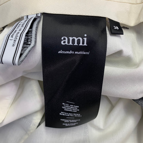 AMI by ALEXANDRE MATTIUSSI Size 38 Grey Wool Notch Lapel Suit