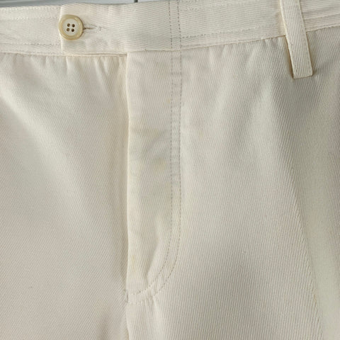 GUCCI Size 32 Cream Flat Front Dress Pants