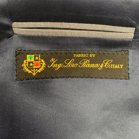 JACK VICTOR Size 42 Grey Charcoal Plaid Wool Sport Coat