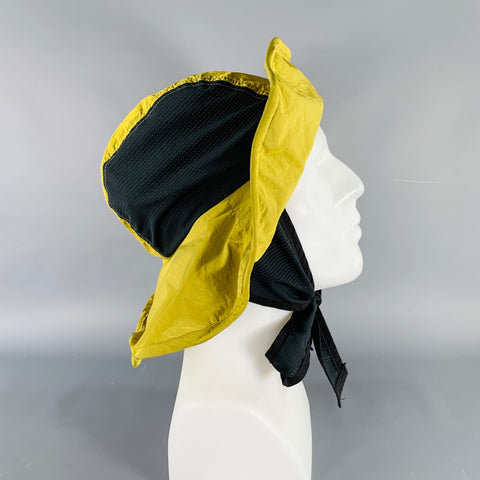 SASQUATCHfabrix Size M Olive Black Color Block Nylon Hat