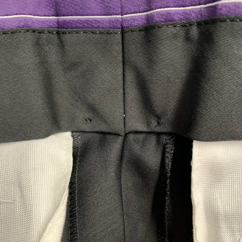DSQUARED2 Size 38 Black Wool Silk Peak Lapel Suit