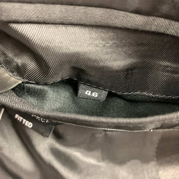 THE KOOPLES Size 36 Black Wool Tuxedo Sport Coat