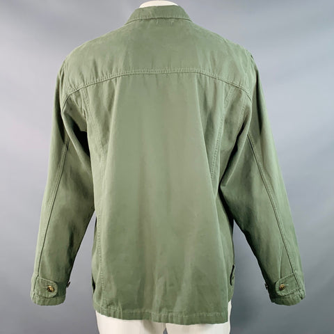 ARMOR-LUX Size XXL Sage Green Cotton Chore Coat