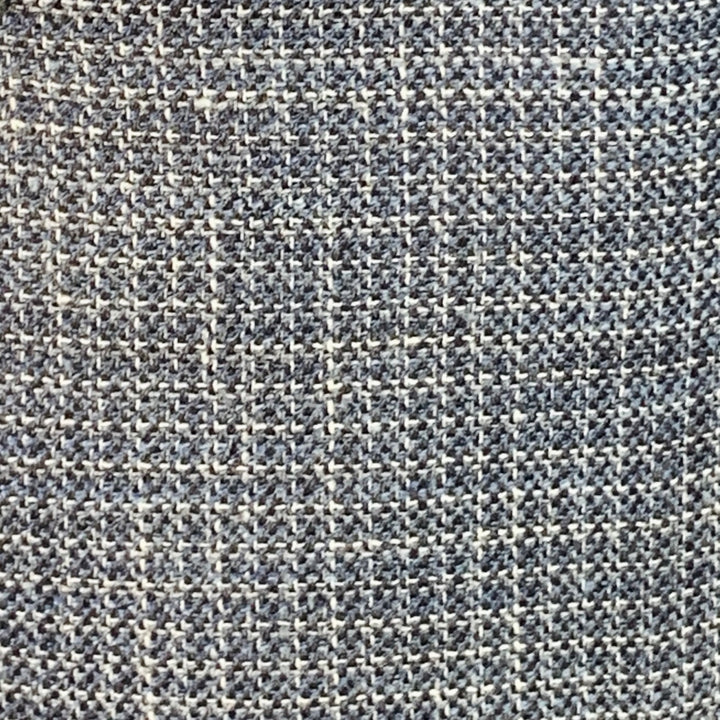 ERMENEGILDO ZEGNA Size 40 Blue Black White Woven Notch Lapel Sport Coat