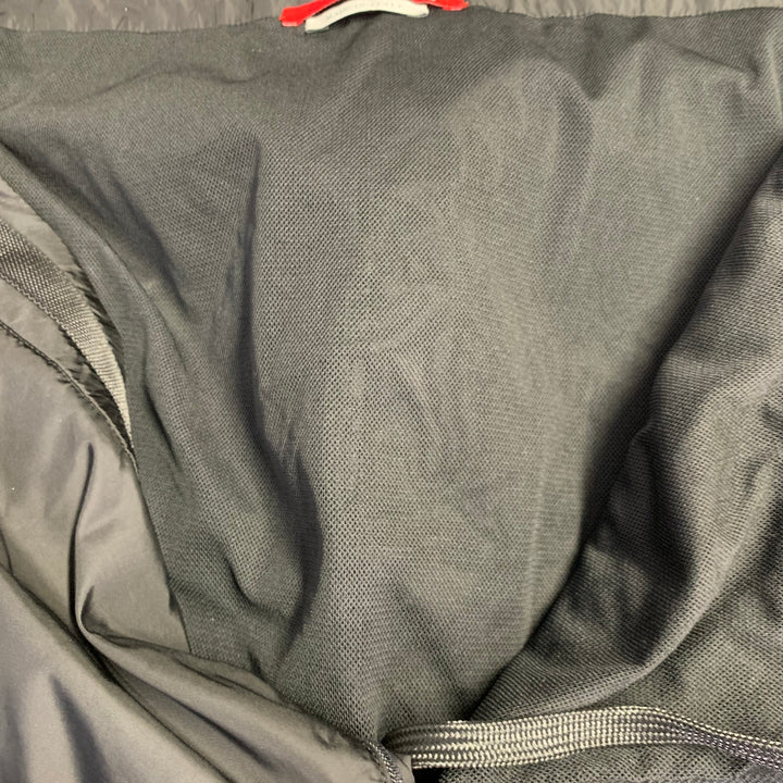 PRADA Size 34 Black Nylon Mesh Lined Zip Fly Swim Trunks