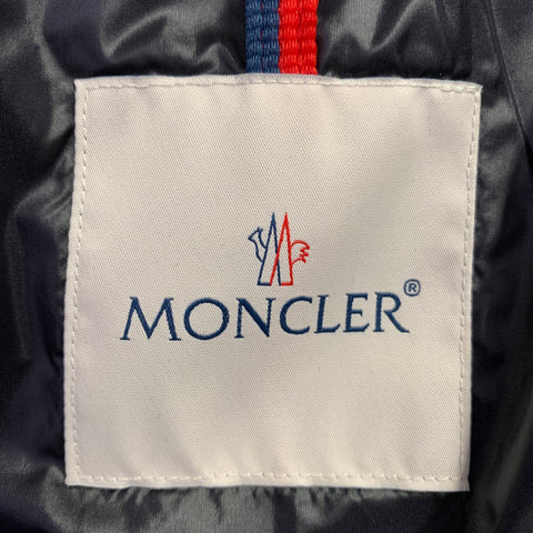 MONCLER Size XL Pavin Black Polyamide Hooded Jacket