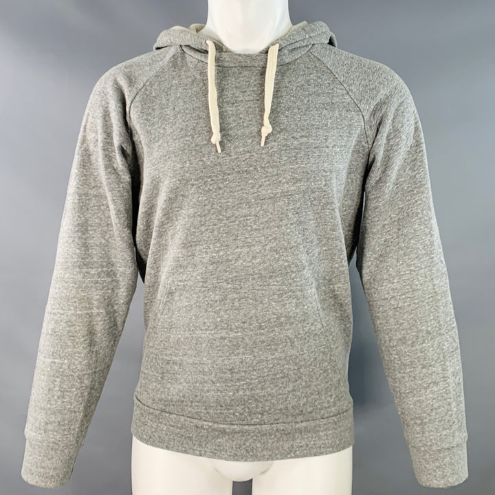 OUR LEGACY Size S Grey Heather Cotton Blend Hoodie Sweatshirt