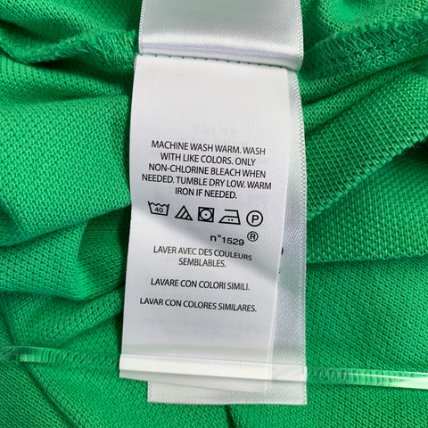 POLO by RALPH LAUREN Size XL Lime Green Cotton Half Placket Polo