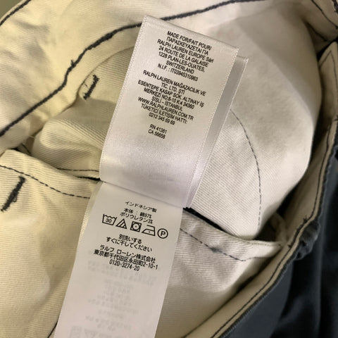 RRL by RALPH LAUREN Size 33 Grey Cotton Blend Utility Casual Pants
