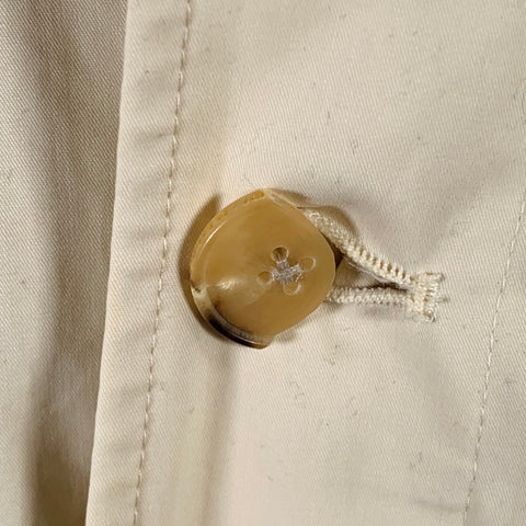 BURBERRY LONDON Size 42 Beige Cotton Raglan Coat