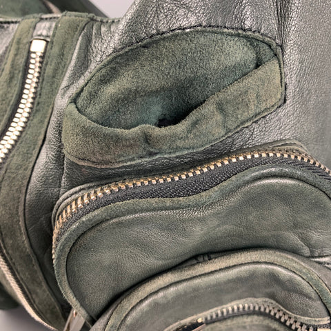 ALEXANDER WANG Bolso Hobo de Cuero Verde