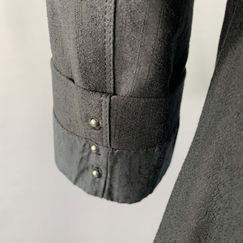 HIGH Size 8 Black Cotton Ruffled Tail Coat