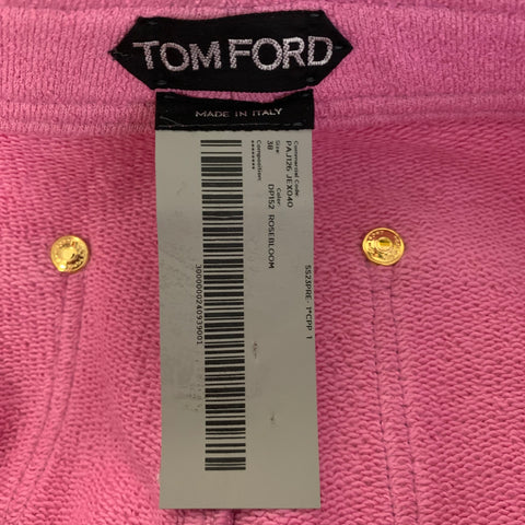 TOM FORD Size S Pink Cotton Blend Zip Fly Casual Pants