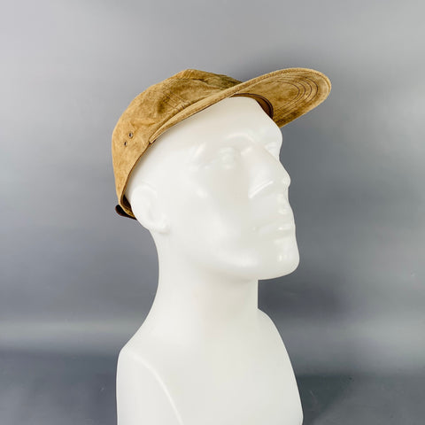 HENDER SCHEME Pig Jet Cap Tan Suede Baseball Hat