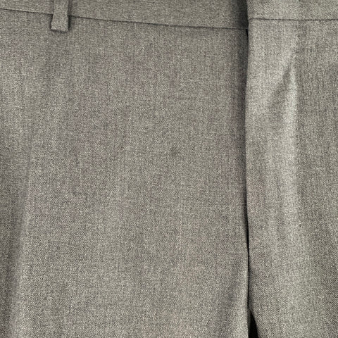 YVES SAINT LAURENT Size 30 Grey Charcoal Wool Tapered Dress Pants