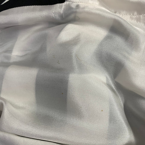 MARC JACOBS Size 0 Black White Polyester Stripe Flared Skirt
