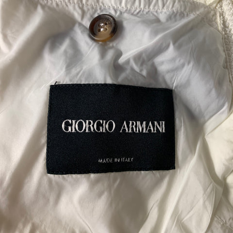 GIORGIO ARMANI Size 46 Beige Honeycomb Polyamide Elastane Sport Coat
