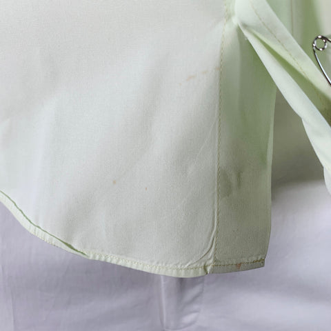 DRIES VAN NOTEN Size 42 Green Lime Cotton One Pocket Long Sleeve Shirt