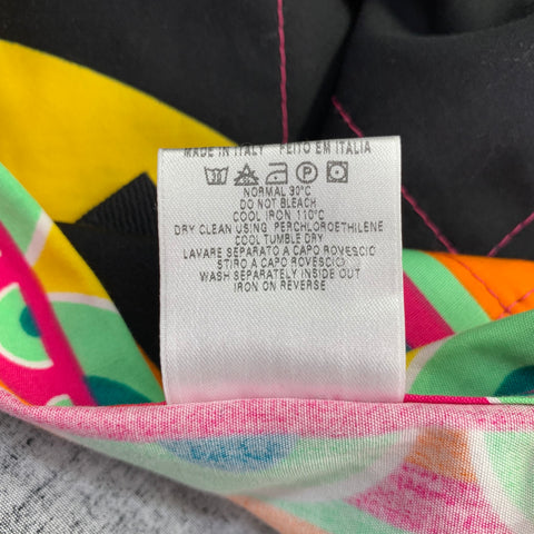 RED VALENTINO Size 12 Multi Color Cotton Print Drawstring Casual Pants