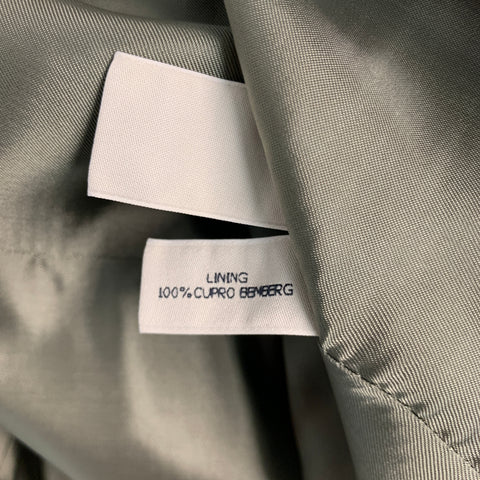 PAUW Taille 2 Veste à bouton unique en coton olive vert