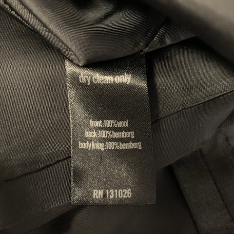 ONASSIS Size 42 Grey Wool 2 Piece Vest Trouser Set