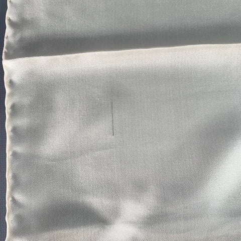 TURNBULL & ASSER Cream Signature Silk Pocket Square