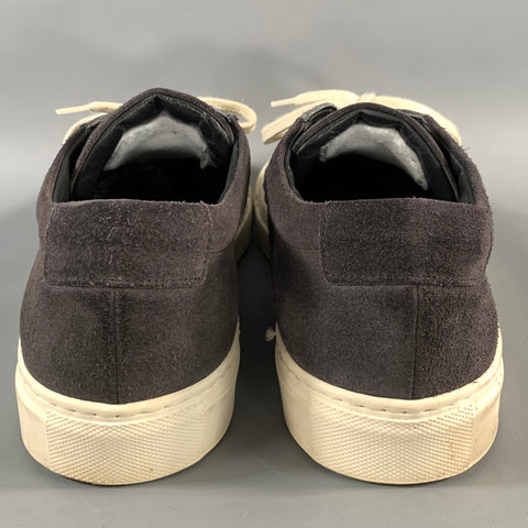 COMMON PROJECTS Size 11 Navy Suede Lace Up Sneakers