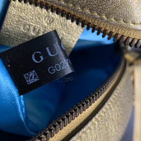 GUCCI Sac à bandoulière rose doré métallique Maroquinerie et Sacs