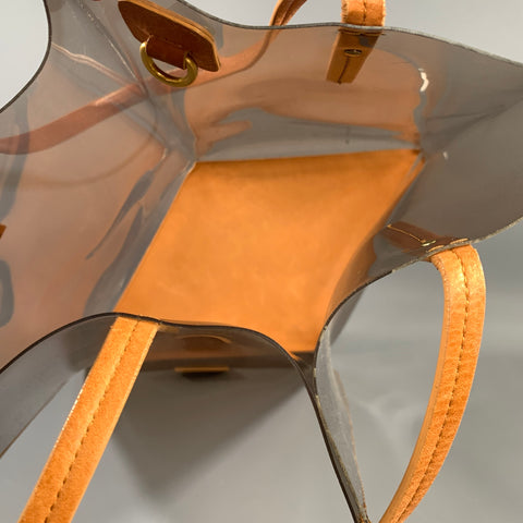 MAIYET Tan Brown vinyl Bucket Bag