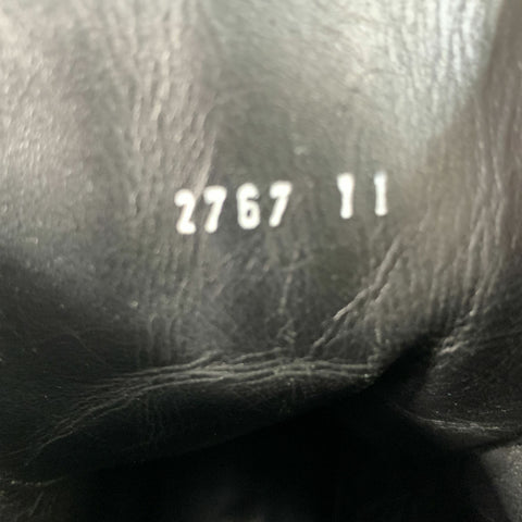 TED BAKER Size 11 Black Solid Leather Comando Sole Boots